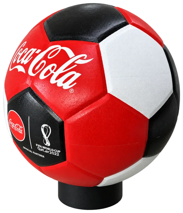Coca-Cola futbol topu reklam dummy