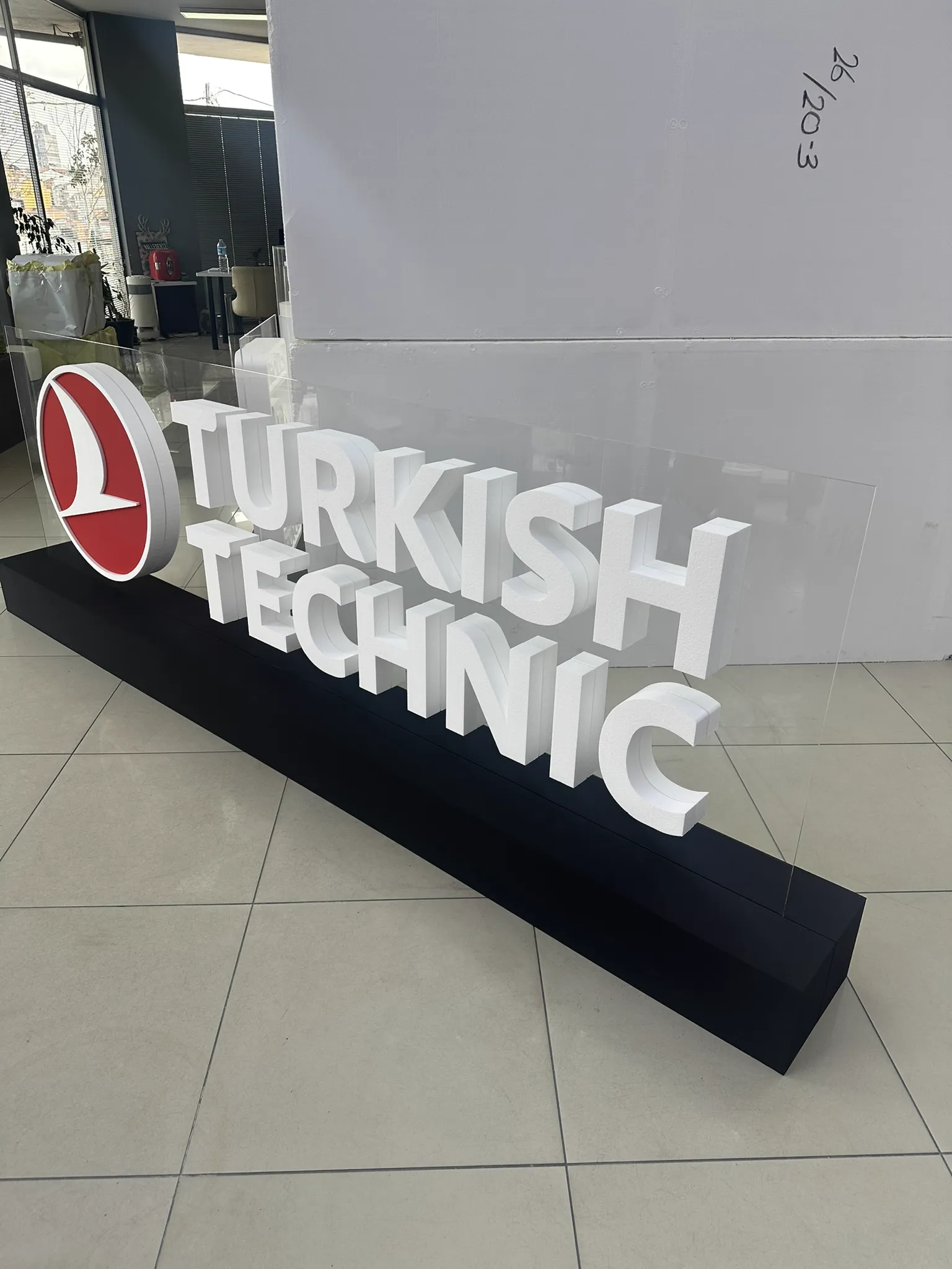 Turkish Technic için üç boyutlu logo uygulaması